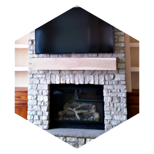 Ackerson Masonry, Image, Stone Fireplace Contractor, Cedar Valley Masonry Contractor